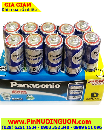 COMBO 1HỘP 24viên Pin đại D 1.5v Panasonic R20UT/2S Made in Thailand _Giá chỉ 229.000vnd/ HỘP 24viên